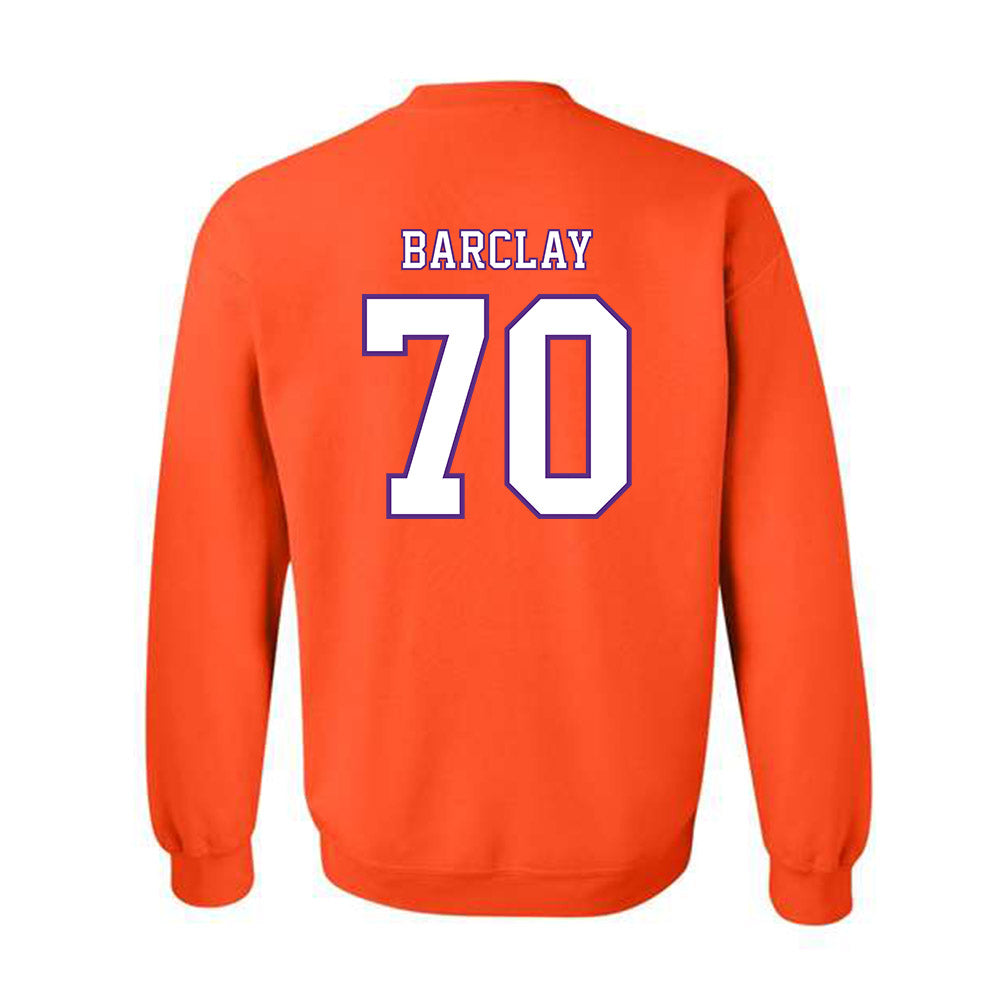 Clemson - NCAA Football : Chancellor Barclay - Replica Shersey Crewneck Sweatshirt-1