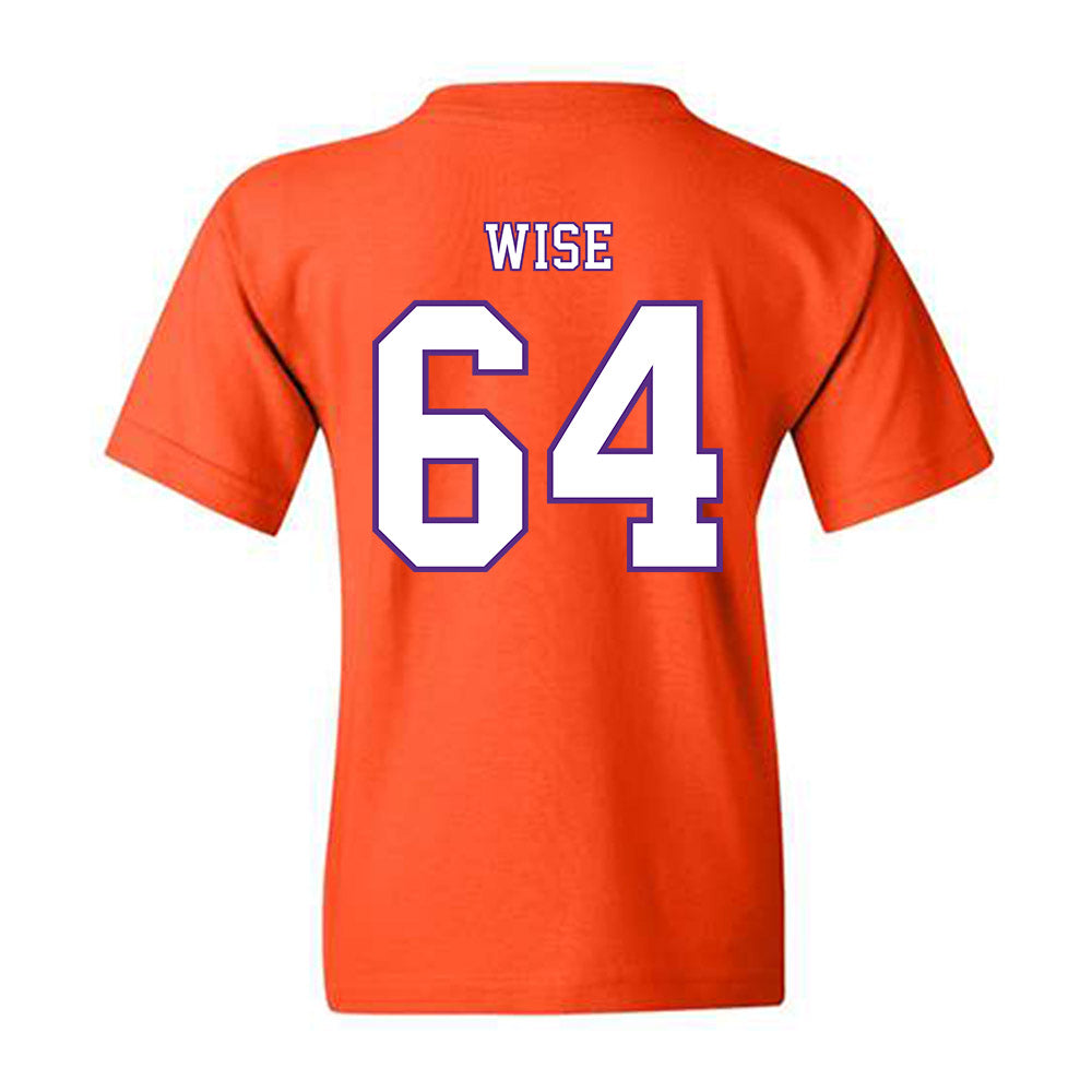 Clemson - NCAA Football : Grant Wise - Replica Shersey Youth T-Shirt-1