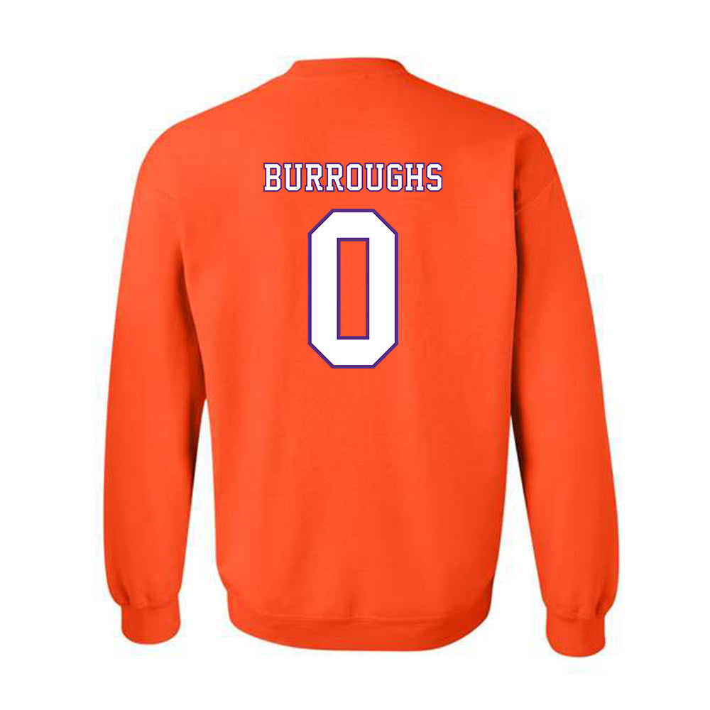 Clemson - NCAA Football : Naeem Burroughs - Replica Shersey Crewneck Sweatshirt-1
