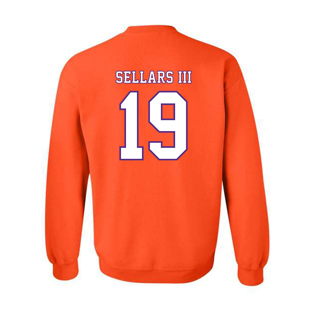 Clemson - NCAA Football : Gordon Sellars III - Replica Shersey Crewneck Sweatshirt-1