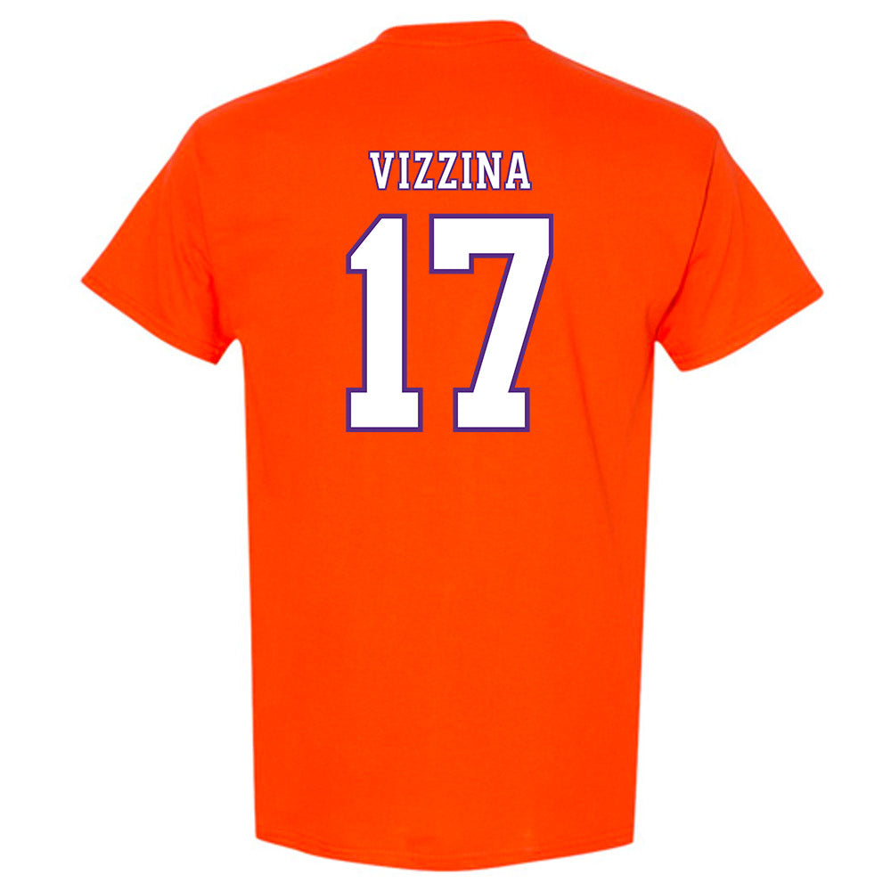 Clemson - NCAA Football : Christopher Vizzina - Replica Shersey T-Shirt-1