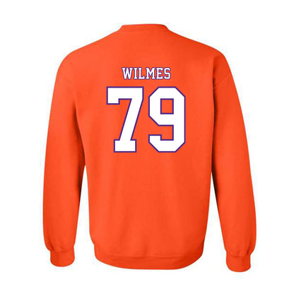 Clemson - NCAA Football : Braden Wilmes - Replica Shersey Crewneck Sweatshirt-1