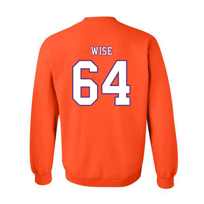 Clemson - NCAA Football : Grant Wise - Replica Shersey Crewneck Sweatshirt-1