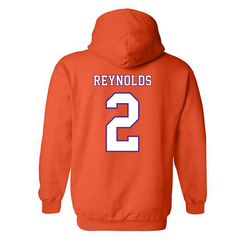 Clemson - NCAA Football : Tait Reynolds - Replica Shersey Hooded Sweatshirt-1