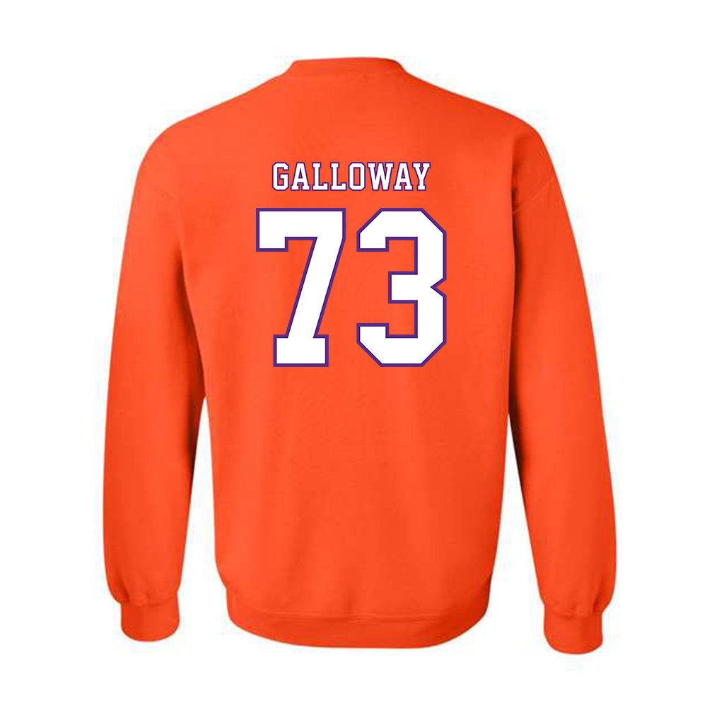 Clemson - NCAA Football : Hayes Galloway - Replica Shersey Crewneck Sweatshirt-1