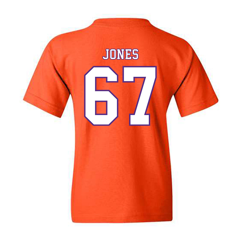 Clemson - NCAA Football : Carlito Jones - Replica Shersey Youth T-Shirt-1