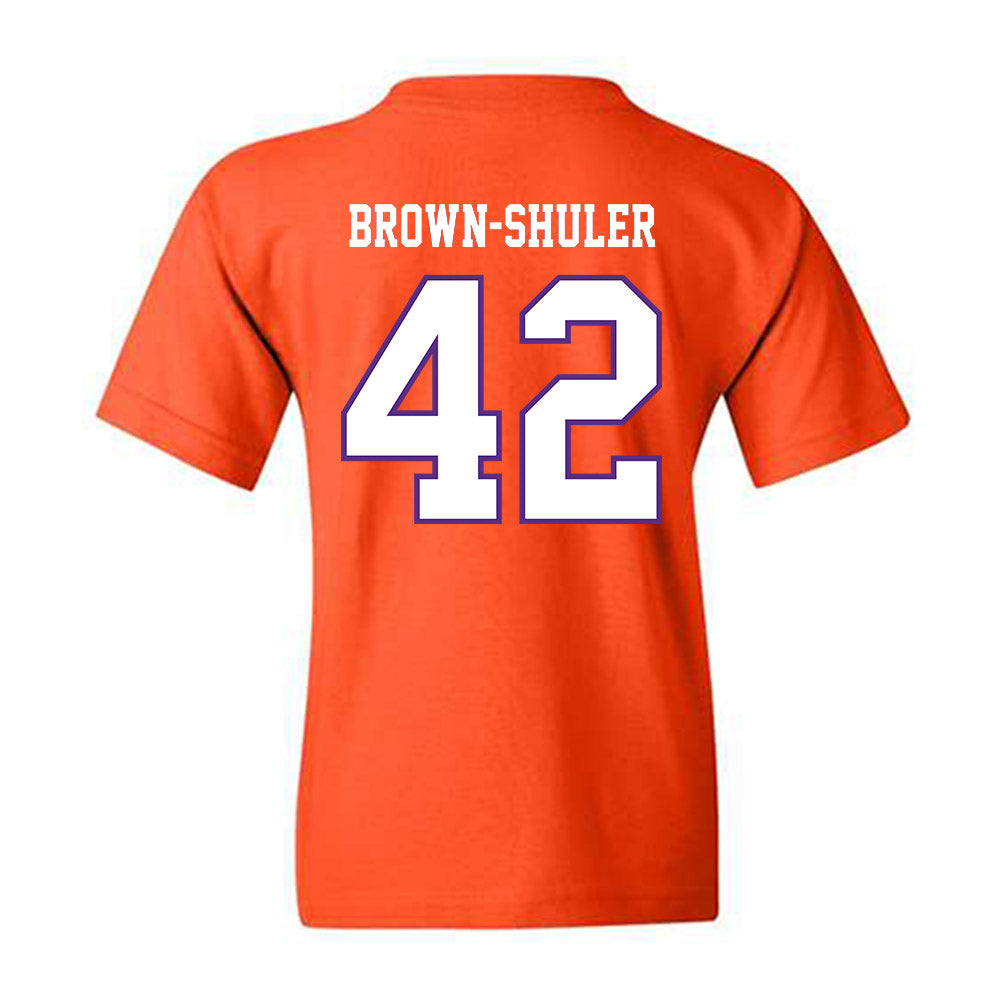 Clemson - NCAA Football : Hevin Brown-Shuler - Replica Shersey Youth T-Shirt-1