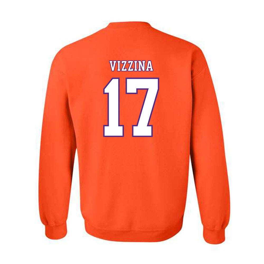 Clemson - NCAA Football : Christopher Vizzina - Replica Shersey Crewneck Sweatshirt-1