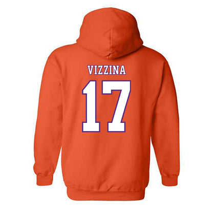 Clemson - NCAA Football : Christopher Vizzina - Replica Shersey Hooded Sweatshirt-1