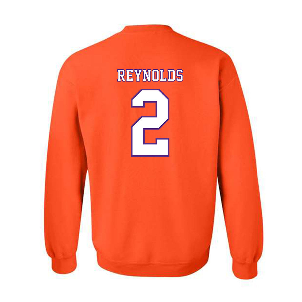 Clemson - NCAA Football : Tait Reynolds - Replica Shersey Crewneck Sweatshirt-1