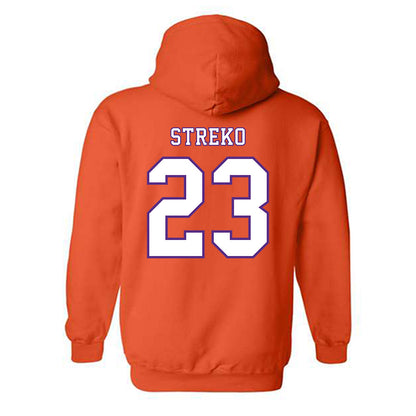Clemson - NCAA Football : Peyton Streko - Replica Shersey Hooded Sweatshirt-1