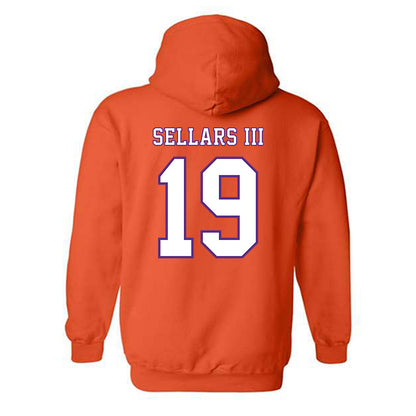 Clemson - NCAA Football : Gordon Sellars III - Replica Shersey Hooded Sweatshirt-1