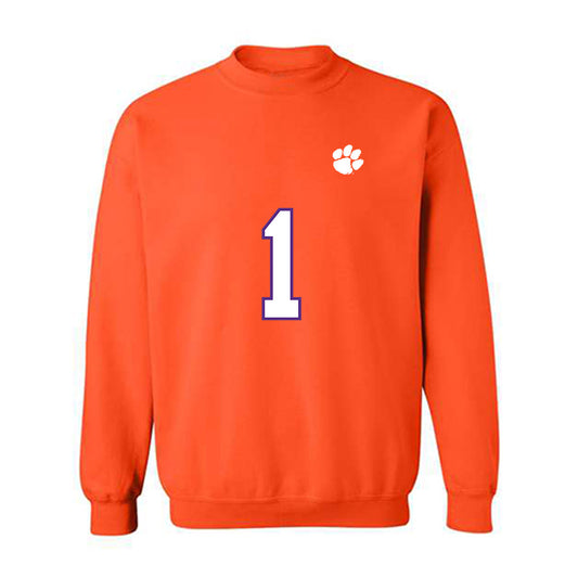 Clemson - NCAA Football : T.J. Moore - Replica Shersey Crewneck Sweatshirt-0