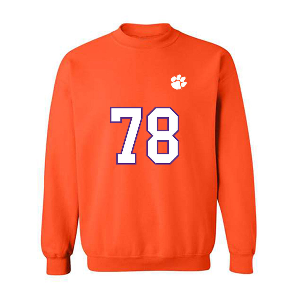 Clemson - NCAA Football : Carter Scruggs - Replica Shersey Crewneck Sweatshirt-0