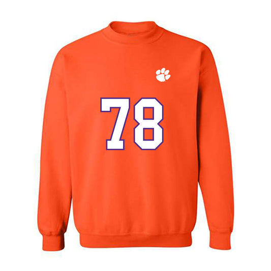 Clemson - NCAA Football : Carter Scruggs - Replica Shersey Crewneck Sweatshirt-0