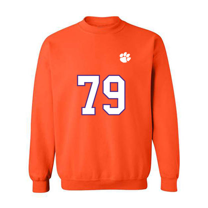 Clemson - NCAA Football : Braden Wilmes - Replica Shersey Crewneck Sweatshirt-0