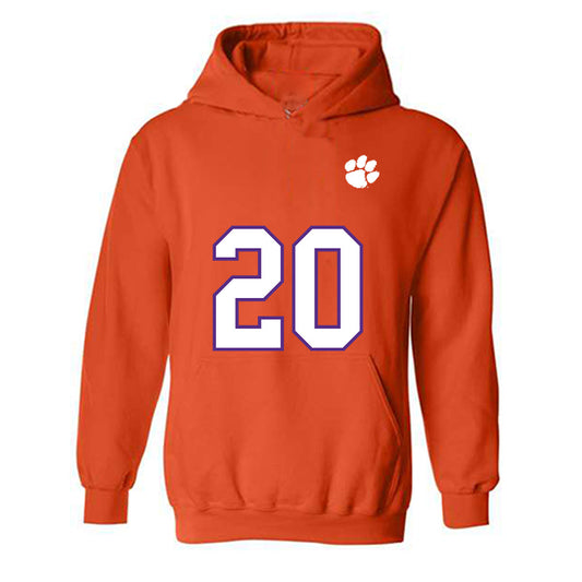 Clemson - NCAA Football : Jakarrion Kenan - Replica Shersey Hooded Sweatshirt-0