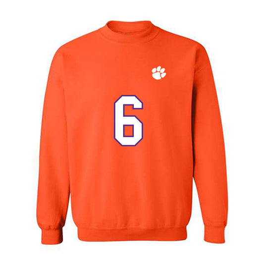 Clemson - NCAA Football : Jerome Carter III - Replica Shersey Crewneck Sweatshirt-0