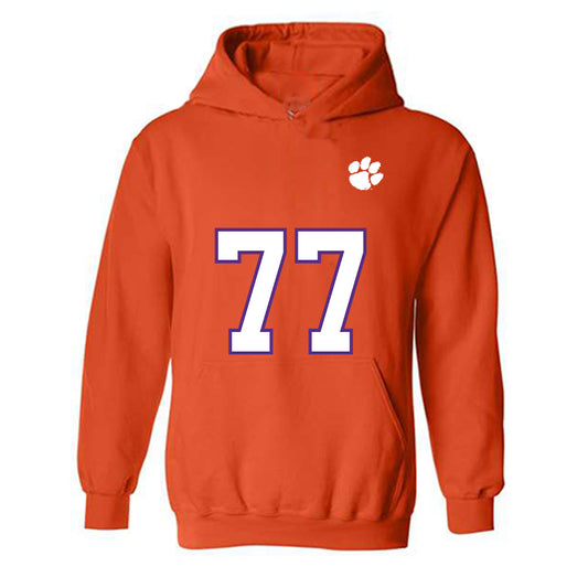 Clemson - NCAA Football : Ronan O'Connell - Replica Shersey Hooded Sweatshirt-0