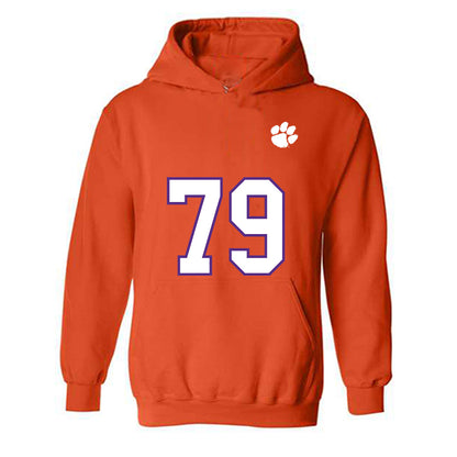 Clemson - NCAA Football : Braden Wilmes - Replica Shersey Hooded Sweatshirt-0