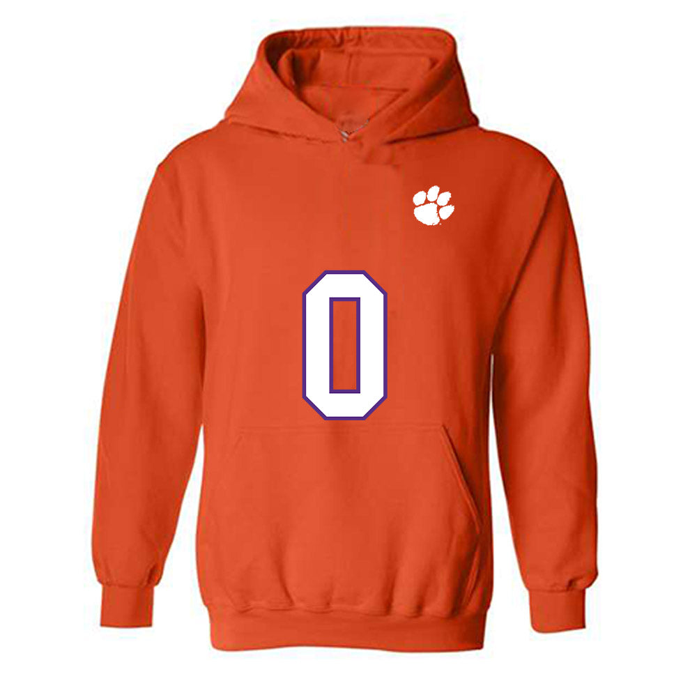 Clemson - NCAA Football : Naeem Burroughs - Replica Shersey Hooded Sweatshirt-0