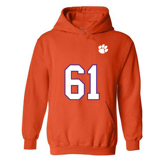 Clemson - NCAA Football : Danny Stein - Replica Shersey Hooded Sweatshirt-0