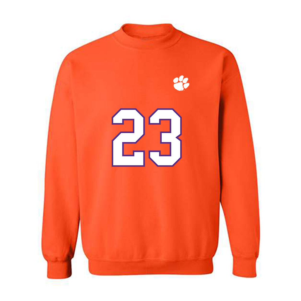 Clemson - NCAA Football : C.J. Wesley - Replica Shersey Crewneck Sweatshirt-0