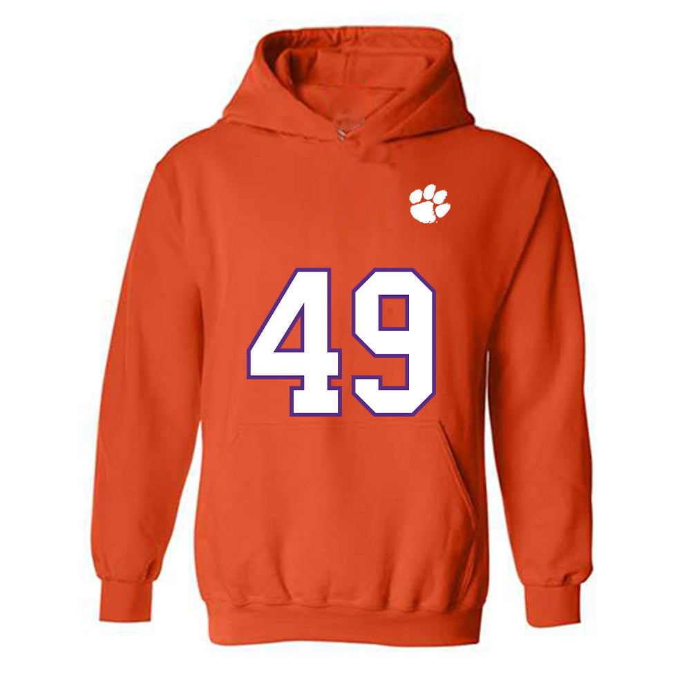Clemson - NCAA Football : Darien Mayo - Replica Shersey Hooded Sweatshirt-0