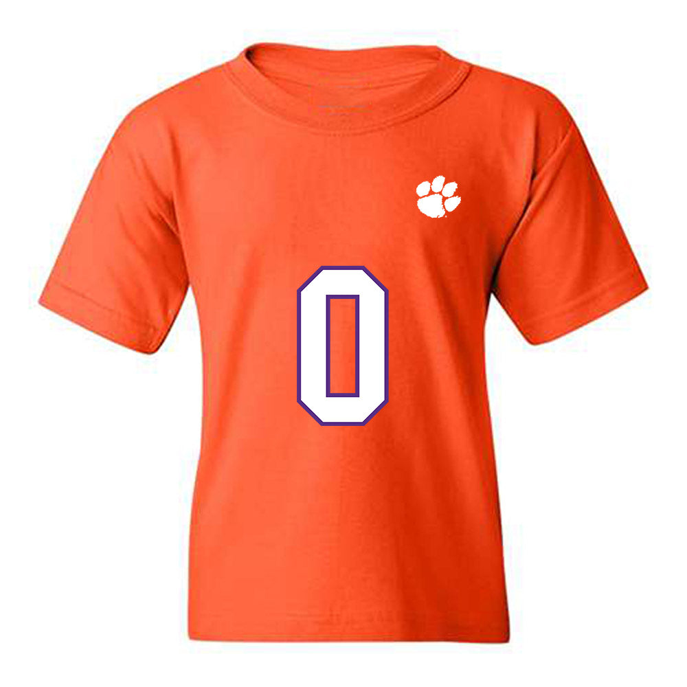 Clemson - NCAA Football : Naeem Burroughs - Replica Shersey Youth T-Shirt-0