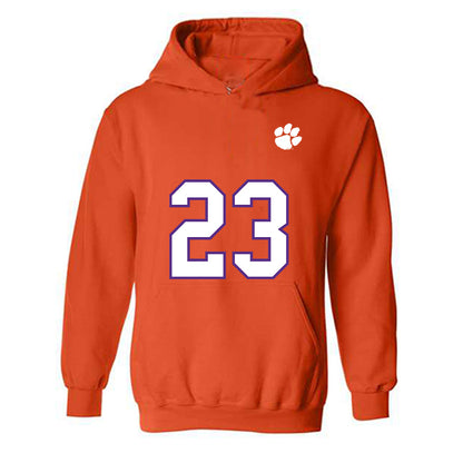 Clemson - NCAA Football : Peyton Streko - Replica Shersey Hooded Sweatshirt-0