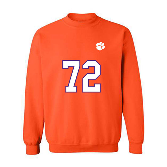Clemson - NCAA Football : Adam Guthrie - Replica Shersey Crewneck Sweatshirt-0