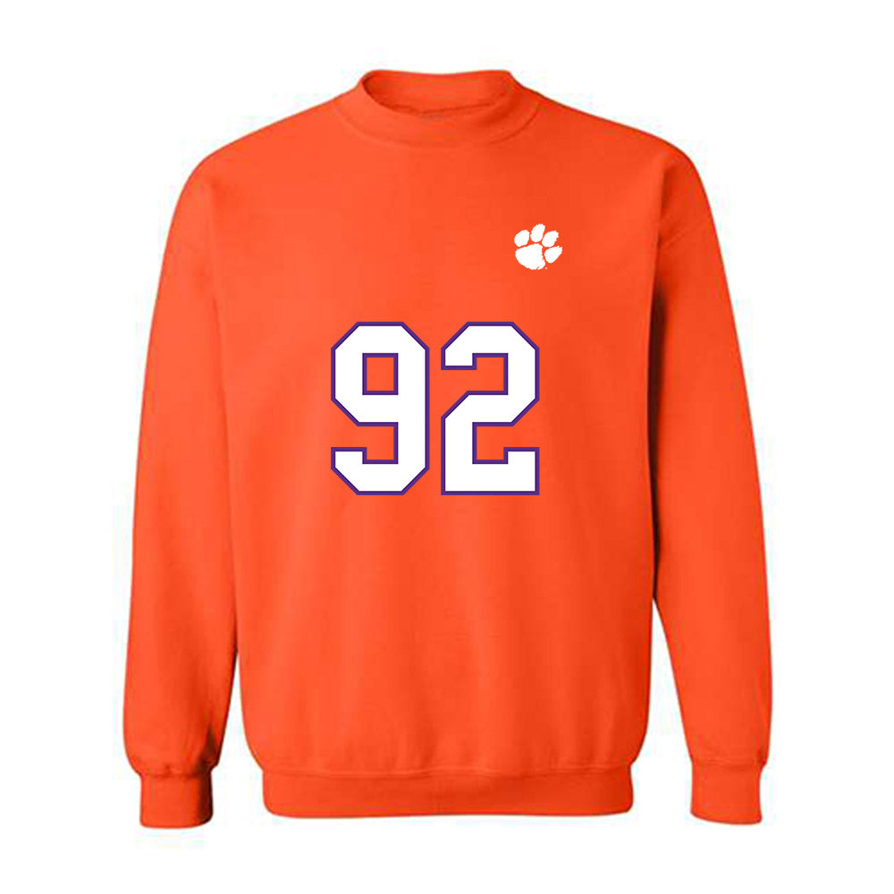 Clemson - NCAA Football : Davarrick Woods - Replica Shersey Crewneck Sweatshirt-0