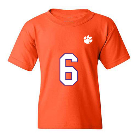 Clemson - NCAA Football : Jerome Carter III - Replica Shersey Youth T-Shirt-0