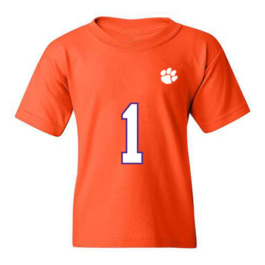 Clemson - NCAA Football : T.J. Moore - Replica Shersey Youth T-Shirt-0