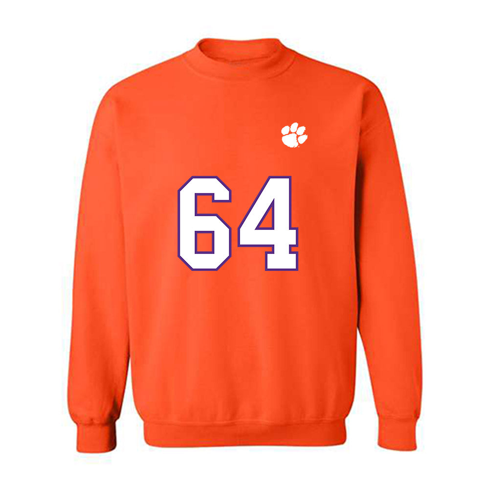 Clemson - NCAA Football : Grant Wise - Replica Shersey Crewneck Sweatshirt-0