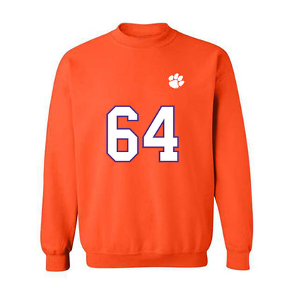 Clemson - NCAA Football : Grant Wise - Replica Shersey Crewneck Sweatshirt-0