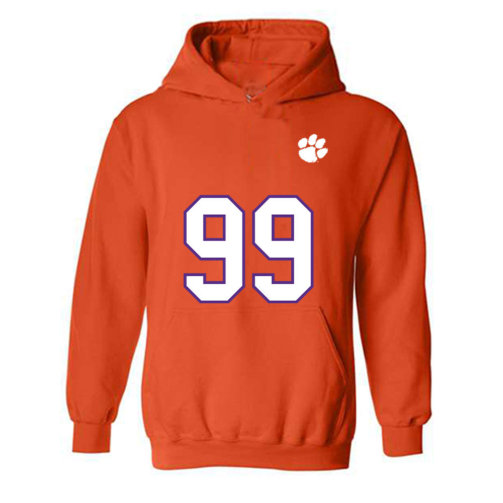 Clemson - NCAA Football : Ari Watford - Replica Shersey Hooded Sweatshirt-0