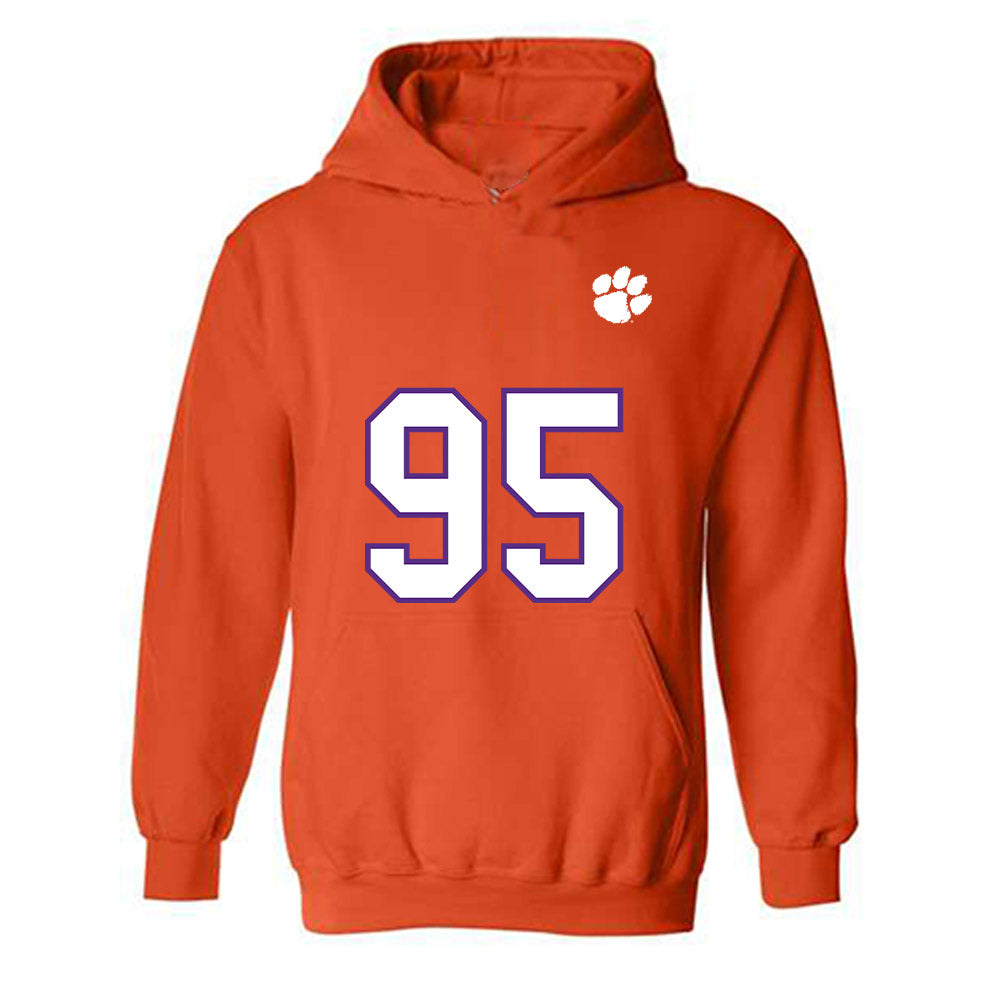 Clemson - NCAA Football : Amare Adams - Replica Shersey Hooded Sweatshirt-0