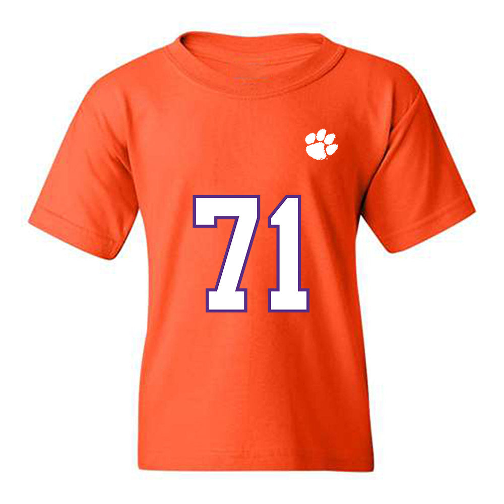 Clemson - NCAA Football : Leo Delaney - Replica Shersey Youth T-Shirt-0