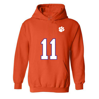 Clemson - NCAA Football : Polo Anderson - Replica Shersey Hooded Sweatshirt-0