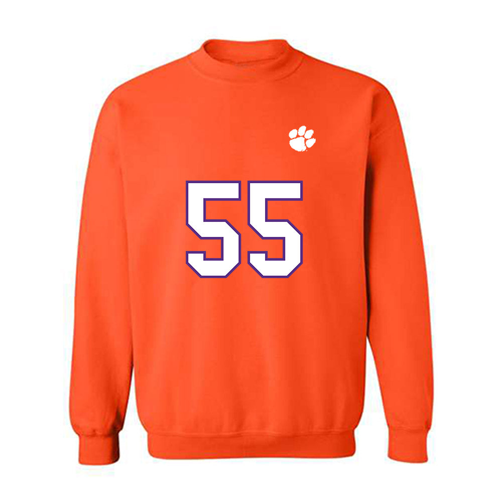 Clemson - NCAA Football : Makhi Williams Lee - Replica Shersey Crewneck Sweatshirt-0
