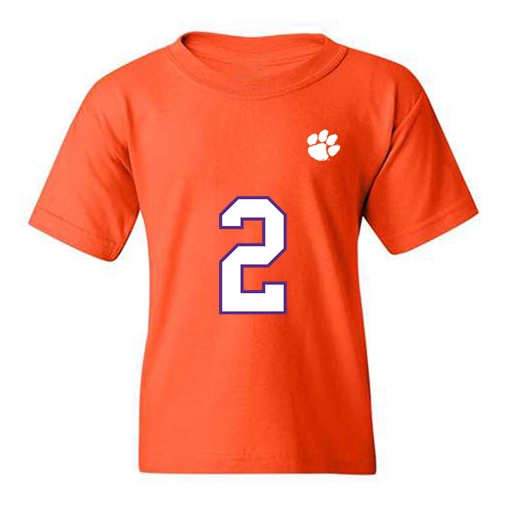 Clemson - NCAA Football : Tait Reynolds - Replica Shersey Youth T-Shirt-0