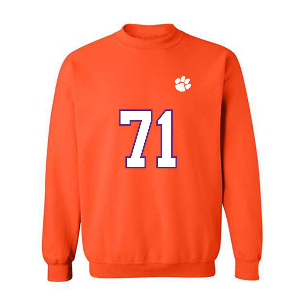 Clemson - NCAA Football : Leo Delaney - Replica Shersey Crewneck Sweatshirt-0