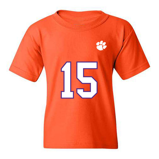 Clemson - NCAA Football : Jahiem Lawson - Replica Shersey Youth T-Shirt-0