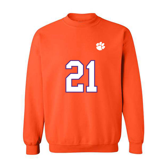 Clemson - NCAA Football : Jarvis Green - Replica Shersey Crewneck Sweatshirt-0