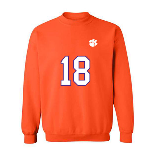 Clemson - NCAA Football : Tayveon Wilson - Replica Shersey Crewneck Sweatshirt-0