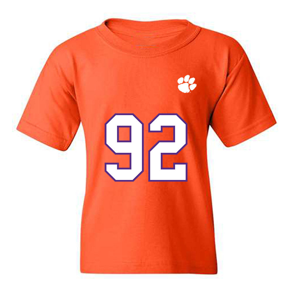 Clemson - NCAA Football : Davarrick Woods - Replica Shersey Youth T-Shirt-0