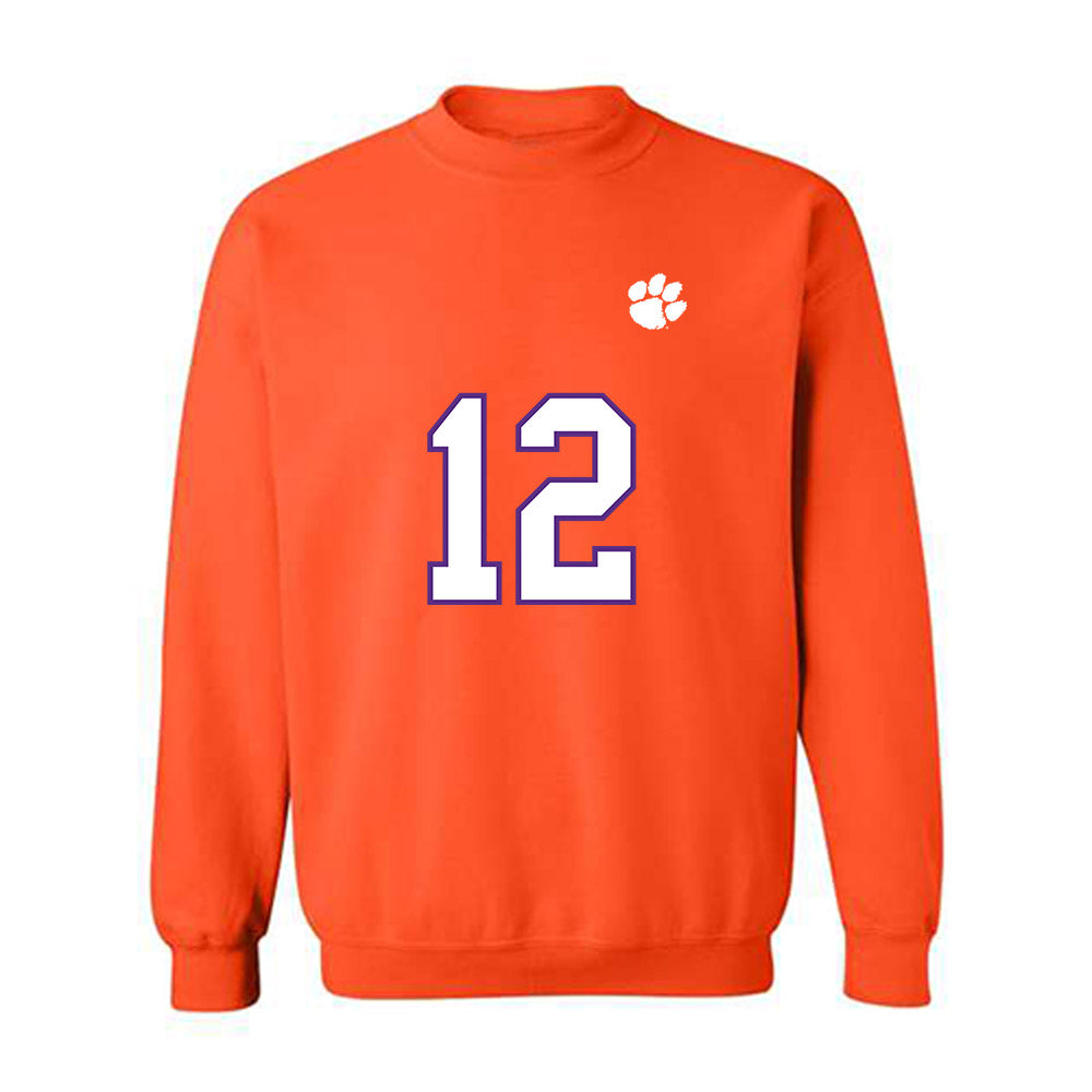 Clemson - NCAA Football : Shavar Young - Replica Shersey Crewneck Sweatshirt-0