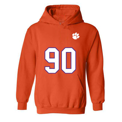 Clemson - NCAA Football : William Hardrick - Replica Shersey Hooded Sweatshirt-0