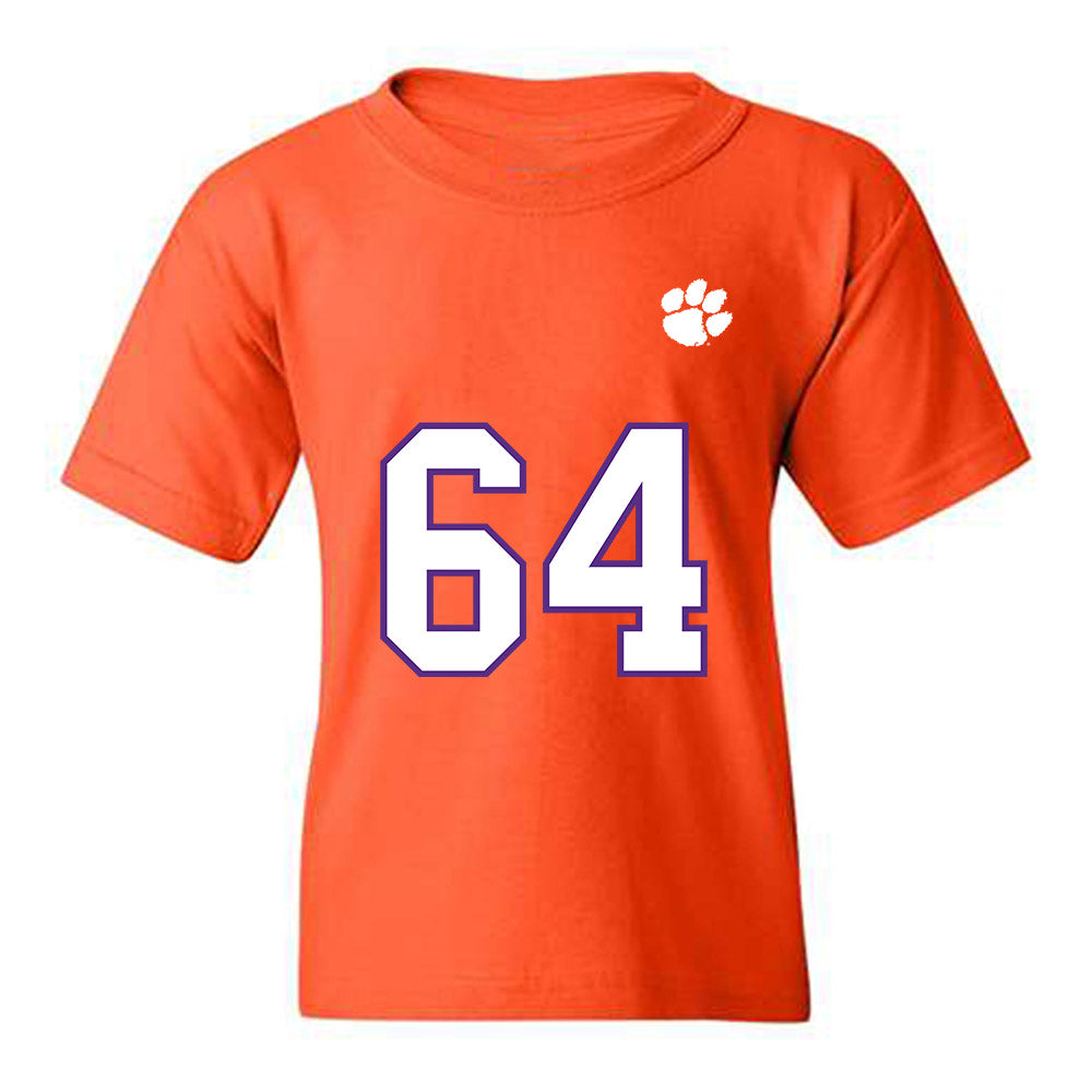 Clemson - NCAA Football : Grant Wise - Replica Shersey Youth T-Shirt-0